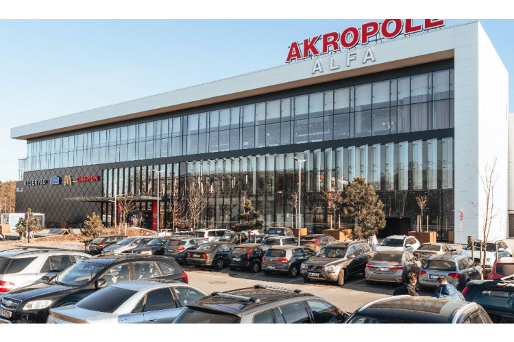 “AKROPOLE Alfa” dažādo veikalu un ēdinātāju piedāvājumu