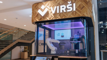 “Virši” iepazīstina ar pirmo barista robotu Baltijā 