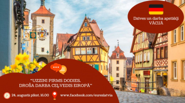 24. augustā būs skatāms trešais NVA EURES tiešsaistes raidījums “Uzzini, pirms dodies. Droša darba ceļvedis Eiropā”