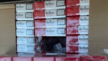 Pabeigta izmeklēšana kriminālprocesā par Salaspils novadā konstatētiem gandrīz 2,5 miljoniem nelegālo cigarešu