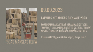 Latvijas Keramikas biennāles izstādes un tikšanās ar māksliniekiem Rīgas mākslas telpā