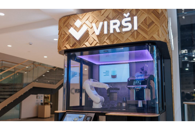 “Virši” iepazīstina ar pirmo barista robotu Baltijā