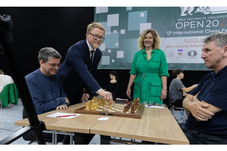 Rīgā notiek viens no vērienīgākajiem šaha festivāliem Ziemeļeiropā – «RTU Open 2023»