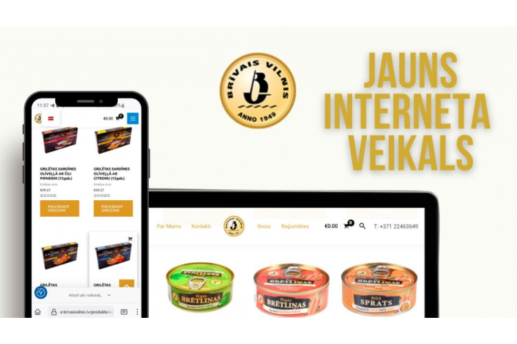 Zivju pārstrādes uzņēmums AS “Brīvais vilnis” sniedz iespēju visu trīs Baltijas valstu iedzīvotājiem iegādāties uzņēmum