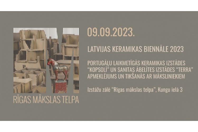 Latvijas Keramikas biennāles izstādes un tikšanās ar māksliniekiem Rīgas mākslas telpā