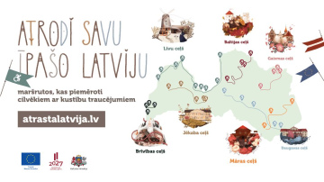Brīvdienu ceļvedis. Iepazīsti kultūras un dabas mantojuma objektus, kas pieejami cilvēkiem ar kustību traucējumiem