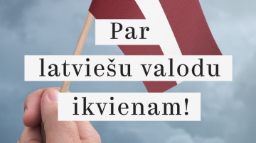 Tiek vākti paraksti, lai nodrošinātu ikviena iespējas apgūt latviešu valodu