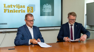RTU un AS «Latvijas Finieris» stiprina sadarbību izglītībā un zinātnē