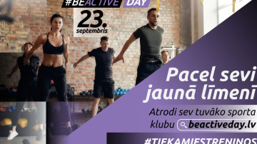 Jau parīt vairāk nekā 70 Latvijas sporta un fitnesa klubi piedāvās bezmaksas treniņus
