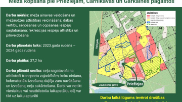 RĪGAS MEŽI veiks meža kopšanas darbus mežaudzē Carnikavas un Garkalnes pagastos