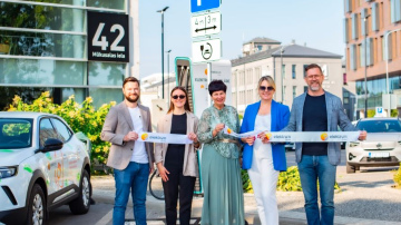 MŪKU SALĀ aizvadīta īpaši ātrās elektromobiļu uzlādes stacijas atklāšana