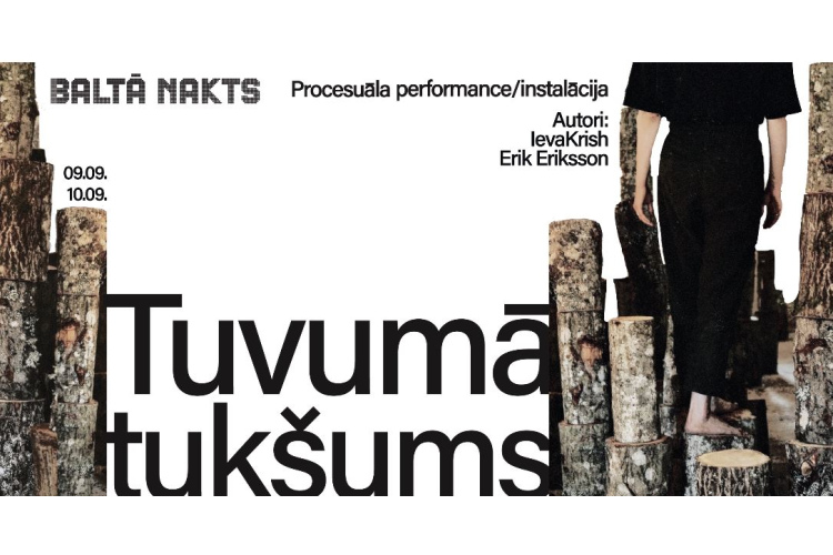 Baltās nakts ietvaros Rīgas Cirkā norisināsies procesuāla performance un instalācija “Tuvumā tukšums”.