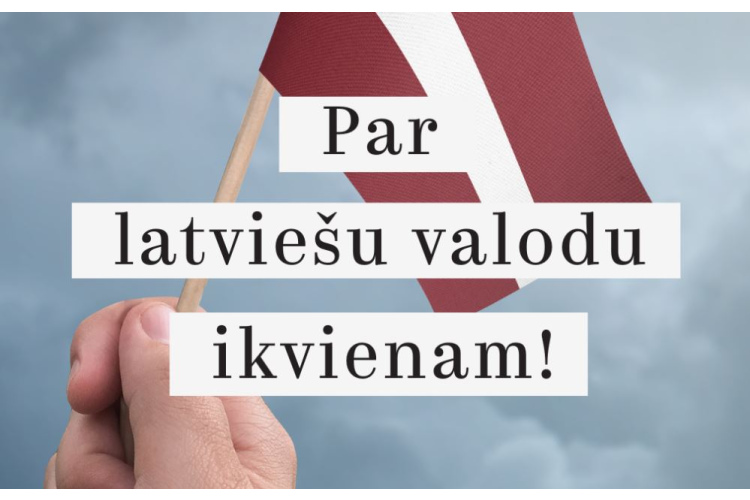 Tiek vākti paraksti, lai nodrošinātu ikviena iespējas apgūt latviešu valodu