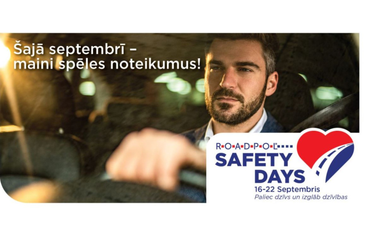 Rīt visā valstī sāksies akcija “ROADPOL drošības dienas”!