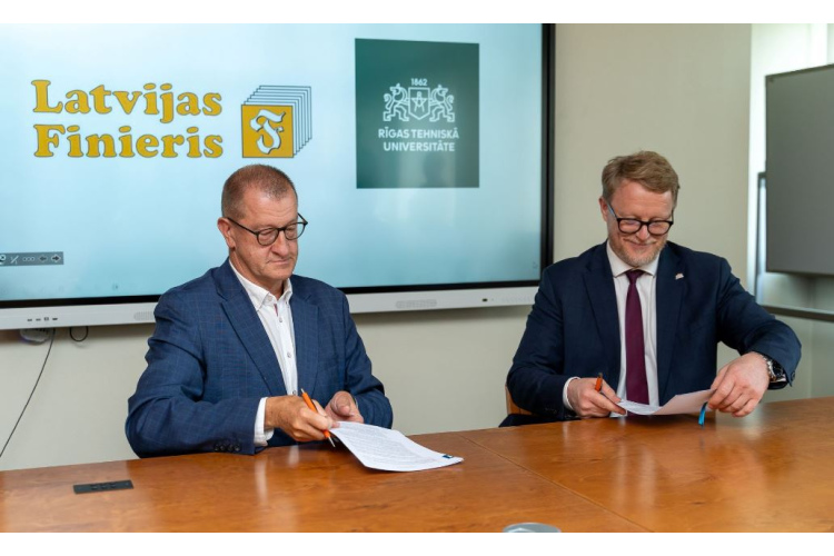 RTU un AS «Latvijas Finieris» stiprina sadarbību izglītībā un zinātnē