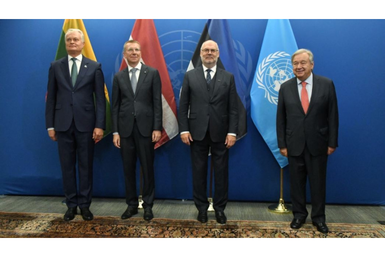 Valsts prezidents ANO ģenerālsekretāram pauž Latvijas spēju nodrošināt Ukrainas graudu eksportu