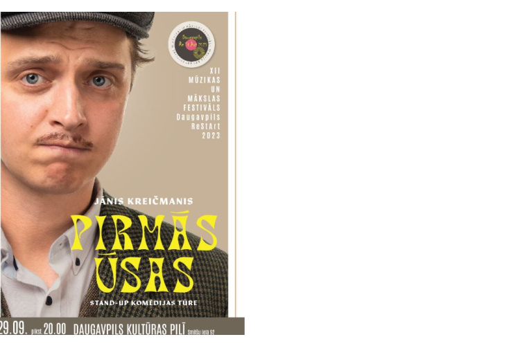 Kultūras pilī ar stand-up izrādi viesosies komiķis Jānis Kreičmanis