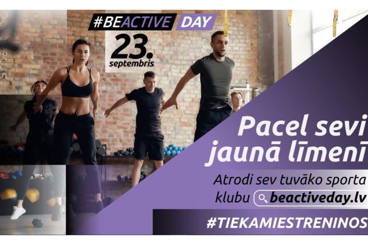 Jau parīt vairāk nekā 70 Latvijas sporta un fitnesa klubi piedāvās bezmaksas treniņus