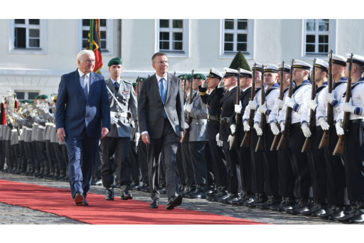 Valsts prezidents pauž gandarījumu par teicamajām Latvijas un Vācijas divpusējām attiecībām