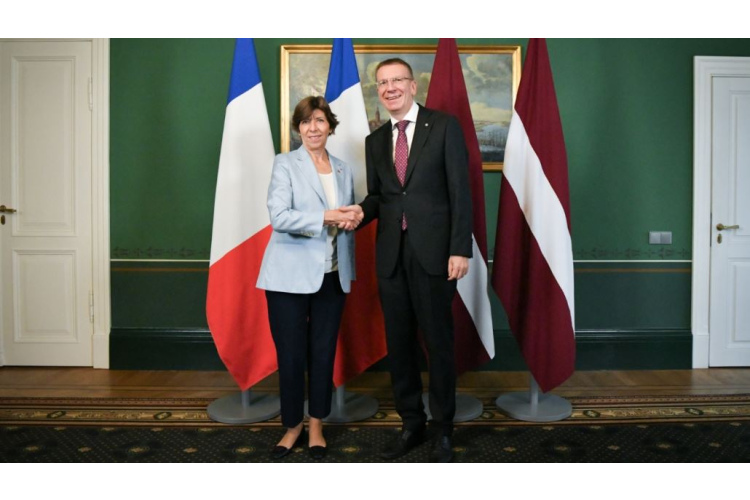 Valsts prezidents: Francija ir tuvs Latvijas sabiedrotais