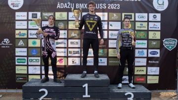 “Crystal Dent” BMX LK kopvērtējumā Pro Open grupā triumfē Treimanis