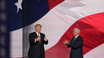 Donalds Tramps un citas slavenības, kas kļuva par politiķiem