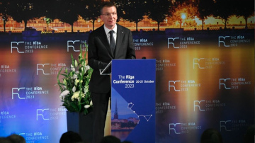 FOTO/VIDEO: Valsts prezidenta Edgara Rinkēviča uzruna "Rīgas konference 2023"