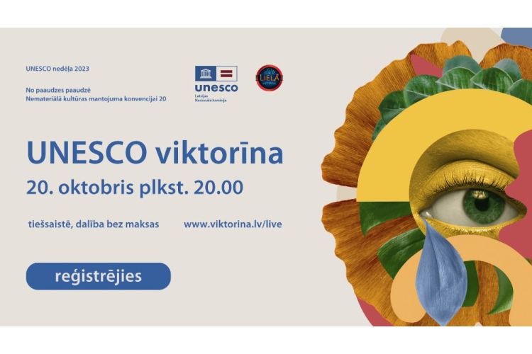 UNESCO Latvijas Nacionālā komisija aicina piedalīties tiešsaistes erudīcijas spēlē
