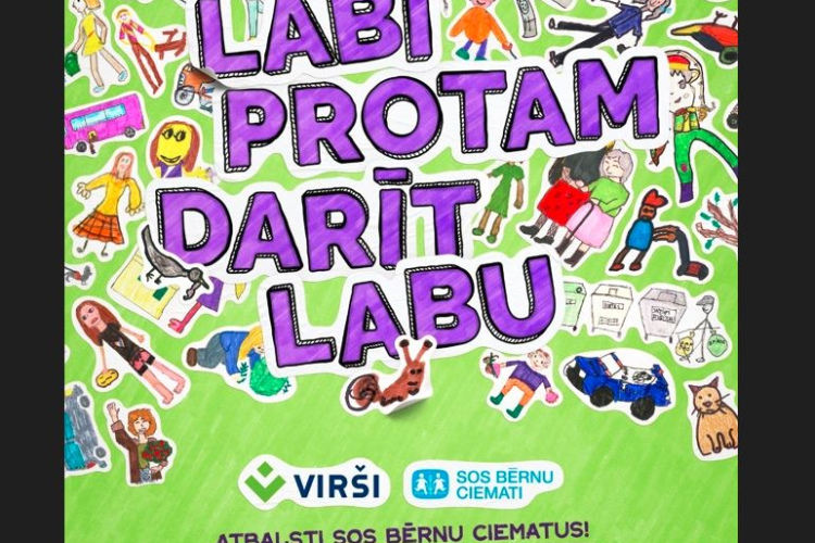 “Virši” aicina kopā atbalstīt SOS Bērnu ciematus