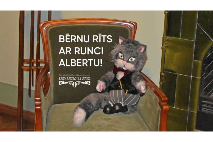 Rudenīgs Bērnu rīts ar Runci Albertu muzejā “Rīgas Jūgendstila centrs”