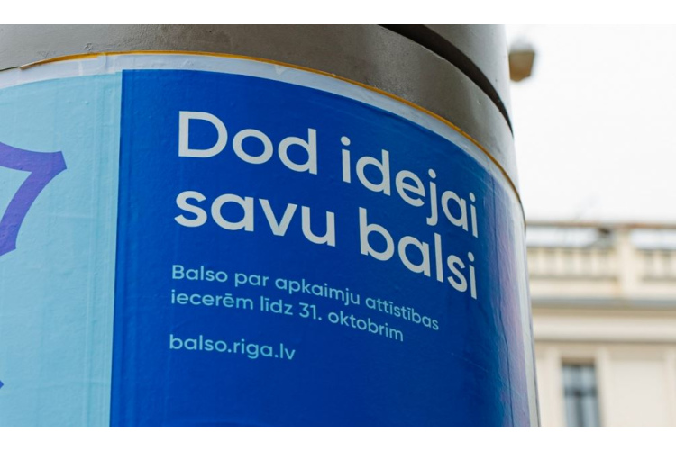 Tava balss ir izšķirošā – balso par līdzdalības budžeta projektiem līdz 31. oktobrim