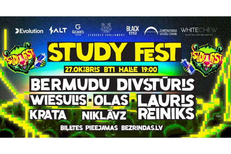 Ikgadējā RTU Fukšu balle pārtop vērienīgā studentu draudzības festivālā «StudyFest 2023»