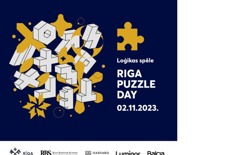 300 vidusskolēni varēs piedalīties loģikas spēlē "Riga Puzzle Day"