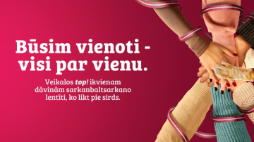 Veikalu tīkls top! valsts svētkos jau desmito gadu dāvinās sarkanbaltsarkanās lentītes, ko nēsāt pie sirds