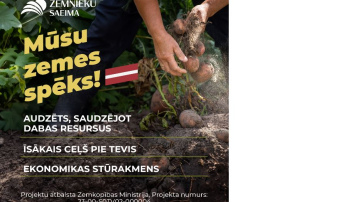 Lai cildinātu lauksaimniecības nozari un produktus, uzsāk kampaņu “Mūsu zemes spēks”