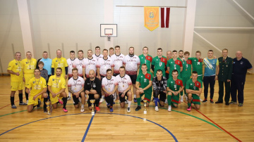 Valsts robežsardzes futbolisti izcīna trešo vietu