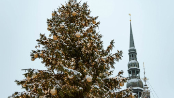 Pirmajā adventē iedegs Rīgas Ziemassvētku egles