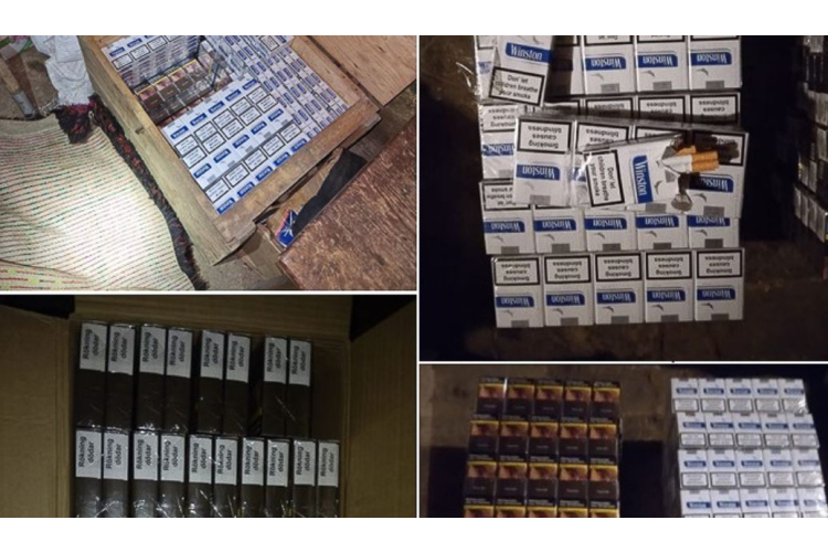 Valsts policija Saldus novadā no nelegālās aprites izņem vairāk nekā 78 tūkstošus cigarešu