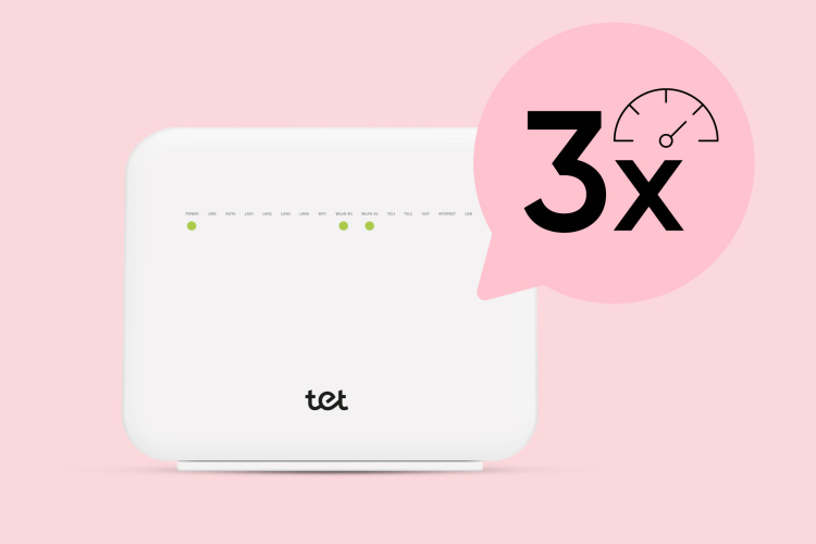 Tet palielina interneta ātrumu DSL tehnoloģijas lietotājiem