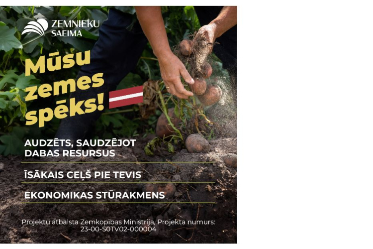 Lai cildinātu lauksaimniecības nozari un produktus, uzsāk kampaņu “Mūsu zemes spēks”