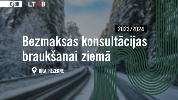 Arī šogad CSDD aicina autovadītājus uz bezmaksas ziemas braukšanas konsultācijām