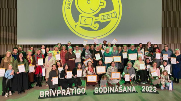 Brīvprātīgo godināšanā “Gada brīvprātīgais 2023” godināti brīvprātīgā darba veicēji
