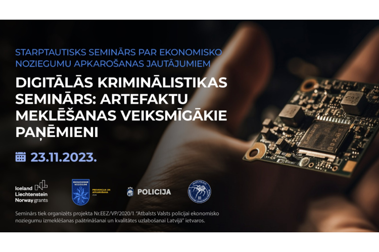 Valsts policijas darbinieki pilnveido savas zināšanas par digitālo kriminālistiku