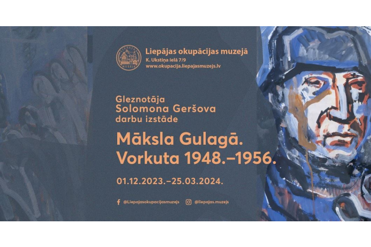 Atjaunotajā Liepājas okupācijas muzejā atklāta izstāde “Māksla Gulagā. Vorkuta 1948.–1956.”