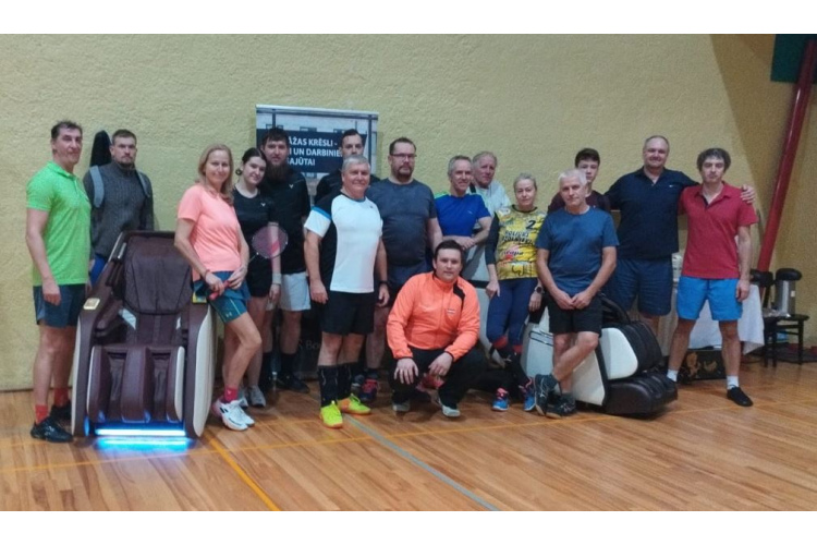 “Borealis Latvija” vecgada badmintona turnīrā Jelgavā uzvar badmintona leģenda Aivars Tērauds