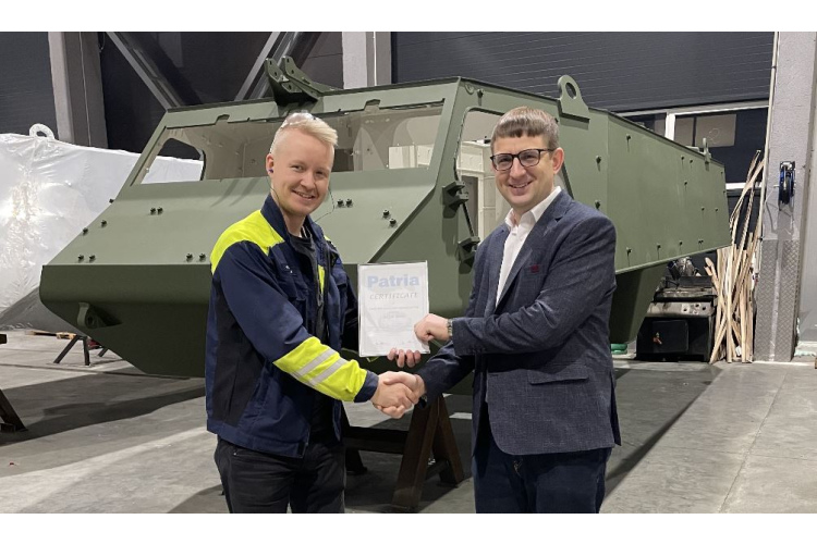 EMJ Metāls iegūst atļauju patstāvīgai “PATRIA” bruņutransportieru 6x6 korpusu ražošanai