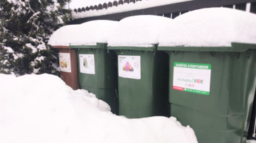 Snigšanas dēļ apgrūtināta atkritumu izvešana