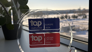 “Lidl Latvija” atkārtoti saņem prestižo “Top Employer 2024” sertifikāciju kā atzinību savām rūpēm par darbiniekiem 