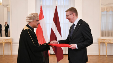 FOTO/VIDEO: ārkārtējo un pilnvaroto ārvalstu vēstnieku akreditācijas