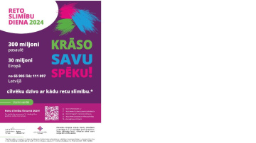 Atklāj kampaņu “Krāso savu spēku!” par reto slimību aktualitātēm